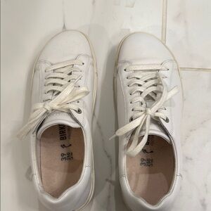 Birkenstock White Athletic Shoes